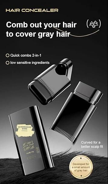 Covering White Hair Dye Comb