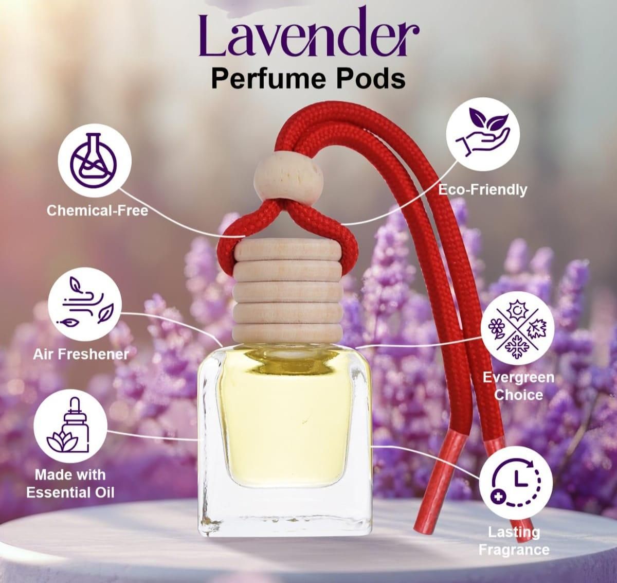 Hanging Car Perfume Pods Diffuser Scent