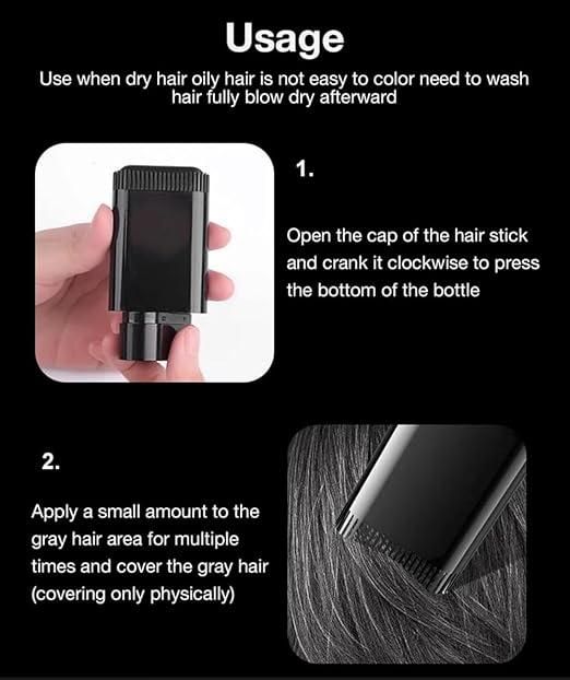 Covering White Hair Dye Comb